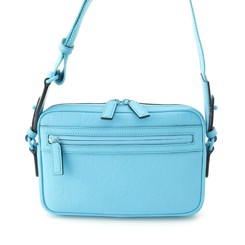 Gucci GG Effect Clutch Shoulder Bag Blue